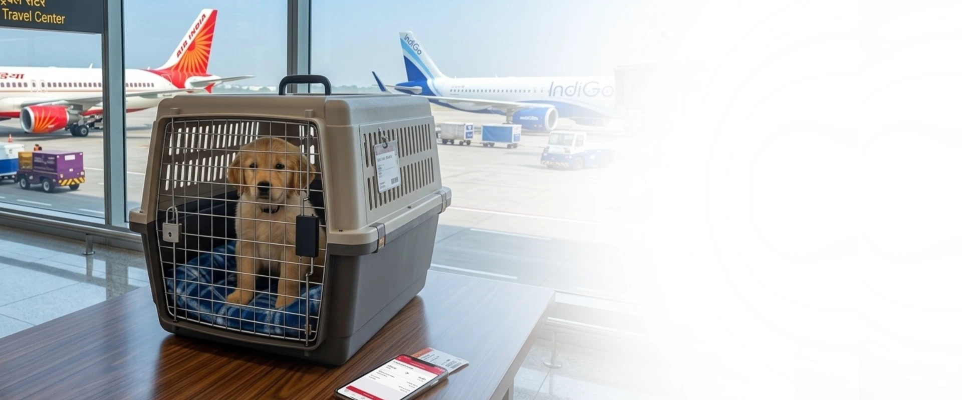Pet relocation by air